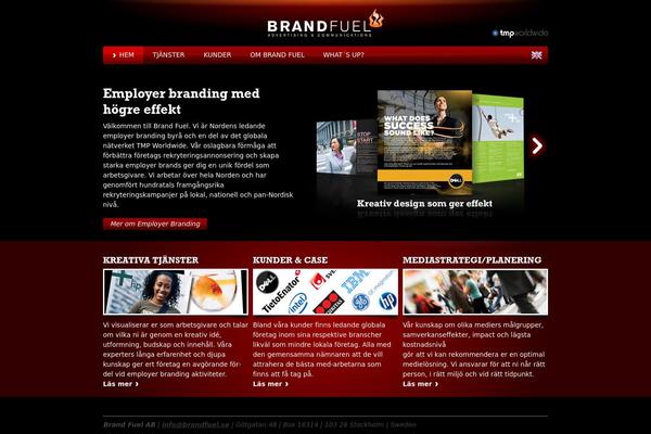 brandfuel.se site used Brandfuel