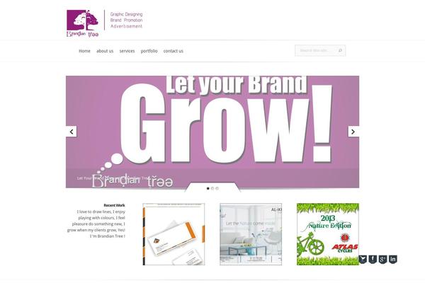 brandiantree.com site used Evolution