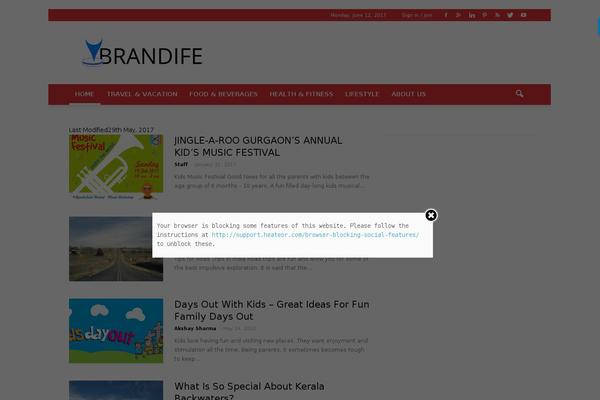 Newspaperex theme site design template sample