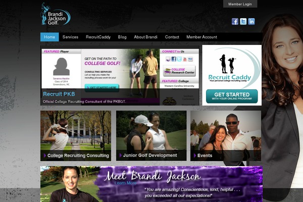 brandijacksongolf.com site used GeneratePress