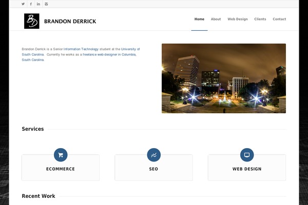 Enfold theme site design template sample