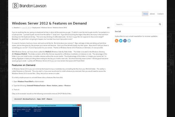 Canvas theme site design template sample