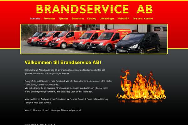 brandserviceab.se site used Brandservice