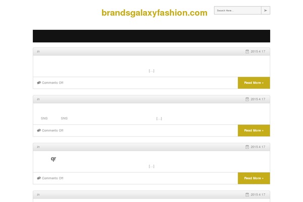 brandsgalaxyfashion.com site used Yume Tan