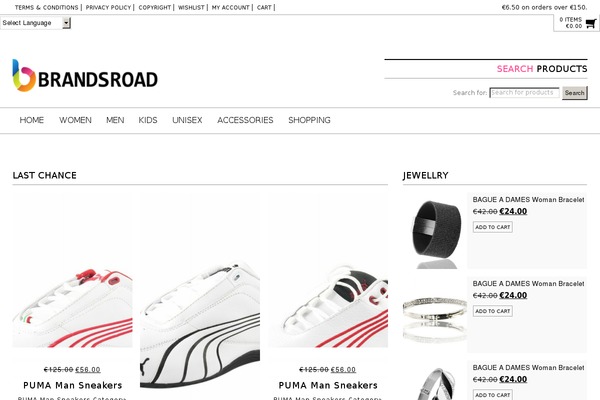 brandsroad.com.au site used Alphashopper