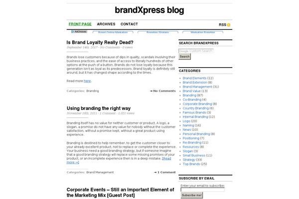 brandxpress.net site used Scrawl