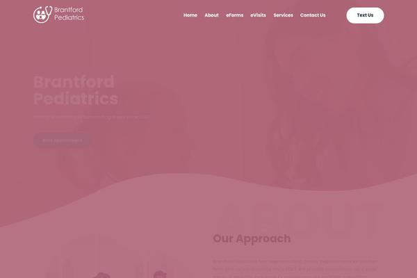 brantford-pediatrics.com site used Clinika