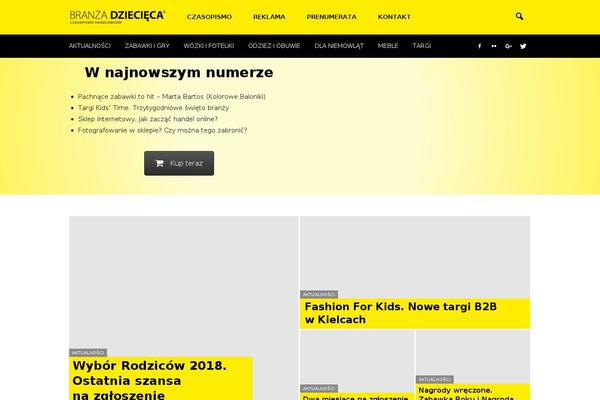branzadziecieca.pl site used Branza-dziecieca