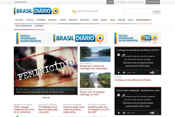brasildiario.com site used Brasildiario