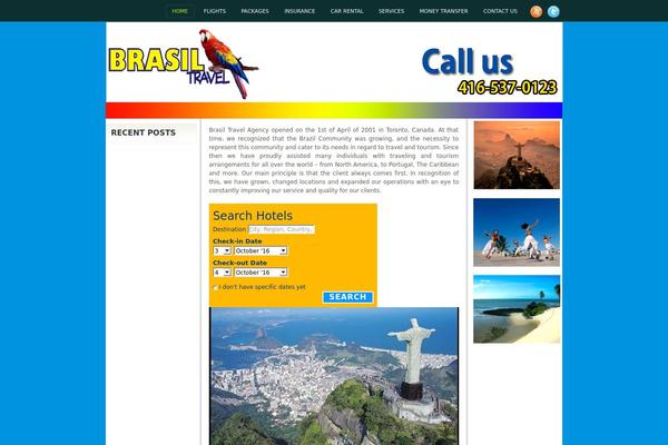 Libera theme site design template sample