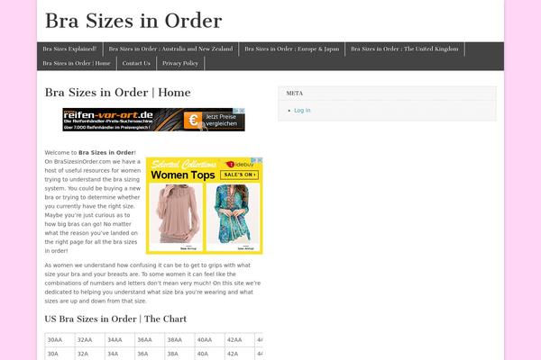 Magazine Basic theme site design template sample