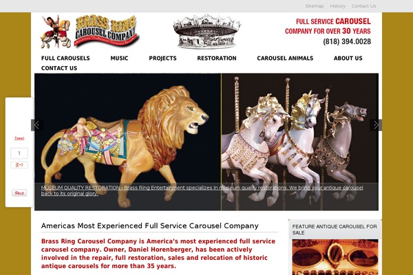 brassringcarousel.com site used Carousel