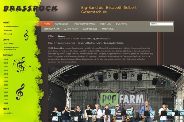 WordPress website example screenshot