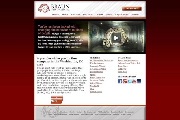 braunfilm.com site used Braunfilm