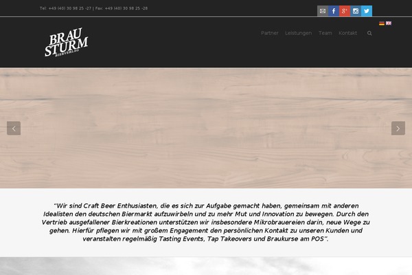 WordPress website example screenshot