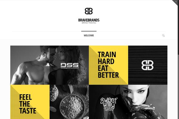 BeTheme Child theme site design template sample