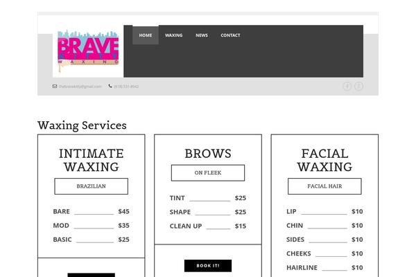 bravekittywaxing.com site used Yopta