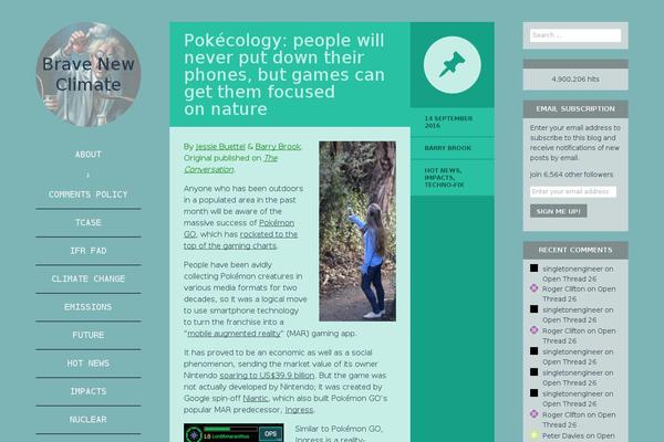 WordPress website example screenshot