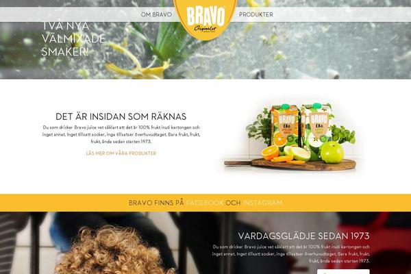 bravo.nu site used Bravo-theme