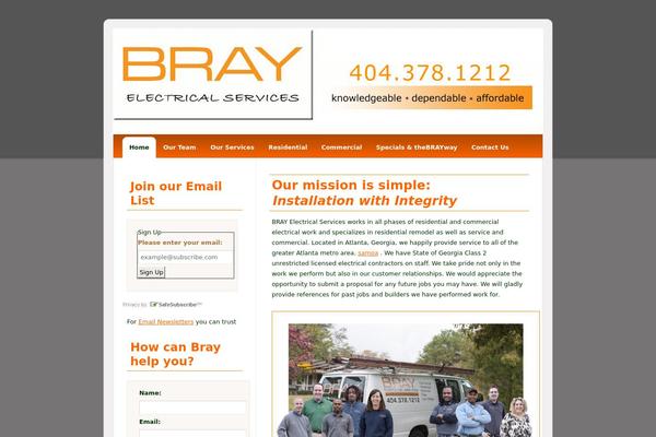 brayelectricalservices.com site used Vectorlover