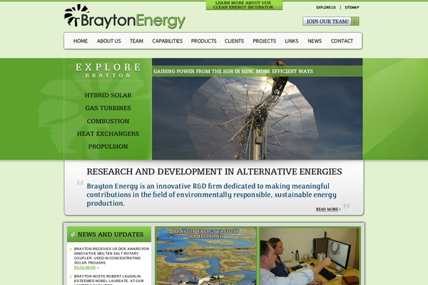 braytonenergy.net site used Brayton-energy