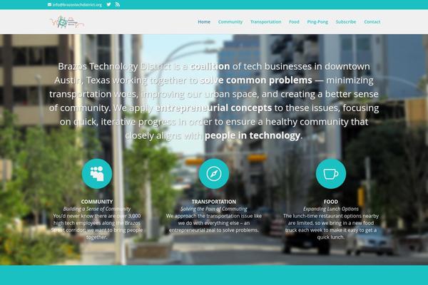 Divi theme site design template sample