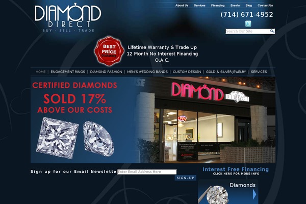 breadiamonddirect.com site used Brea