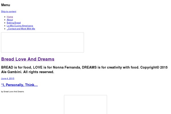 WordPress website example screenshot