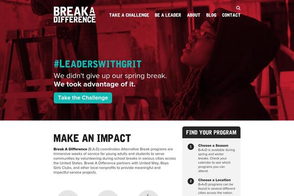 breakadifference.org site used Breakad