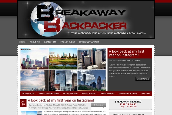 breakawaybackpacker.com site used Lexicon Child Theme