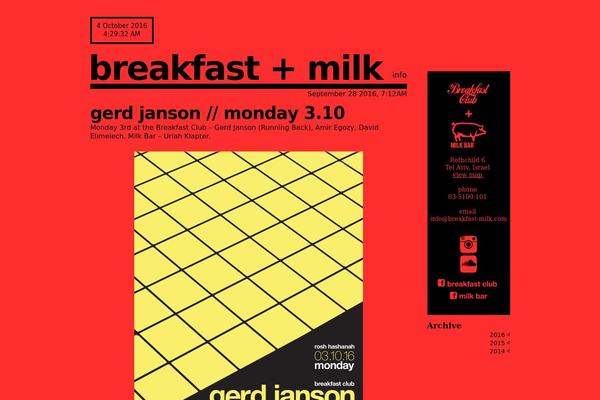 breakfast-milk.com site used Breakfast