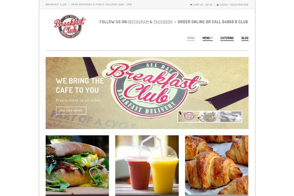breakfastclub.com.au site used Razzo