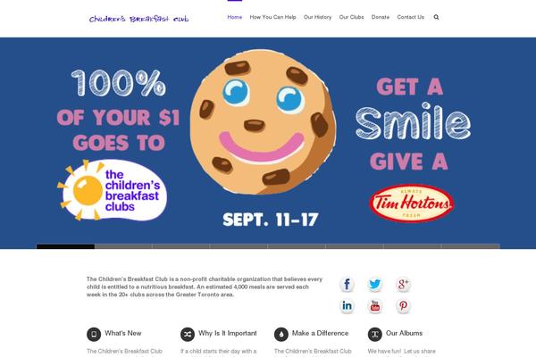 Charity-home theme site design template sample