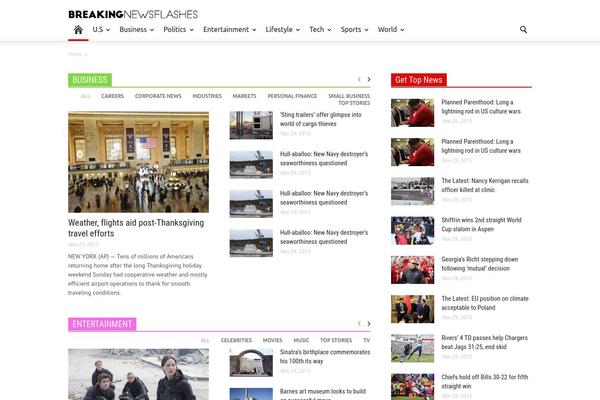 breakingnewsflashes.com site used Newsflashnews