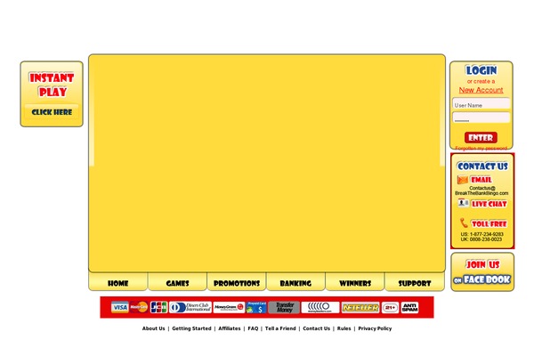 breakthebankbingo.com site used Btbb