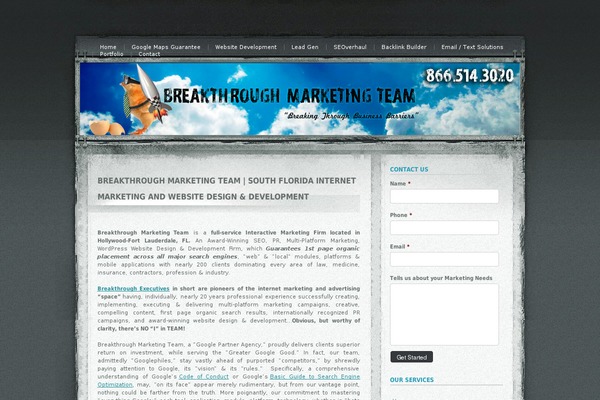 breakthroughmarketingteam.com site used Breakthroughmarketingteam