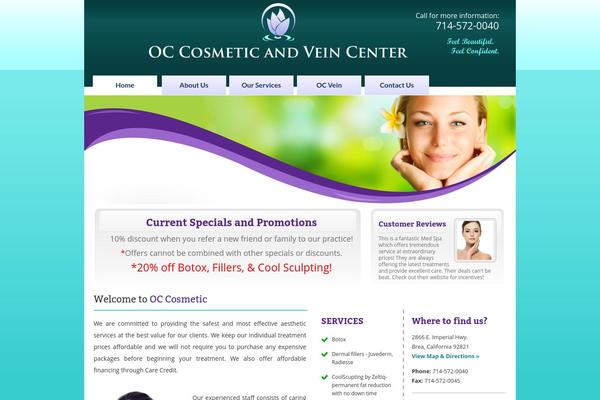 breamedspa.com site used Occosmetic