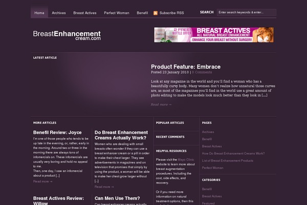 breastenhancement-cream.com site used Bloggingstream