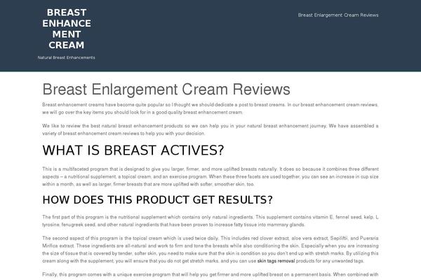 breastenhancementcream.org site used Big Blue