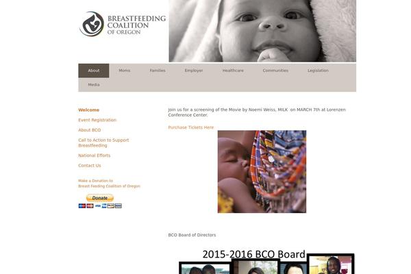 breastfeedingor.org site used Bco