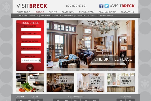 WordPress website example screenshot