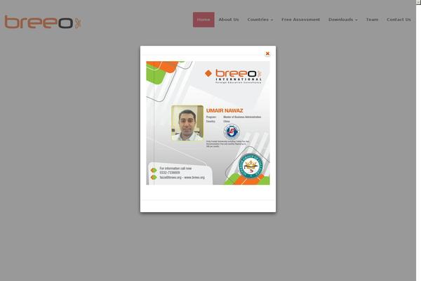 WordPress website example screenshot