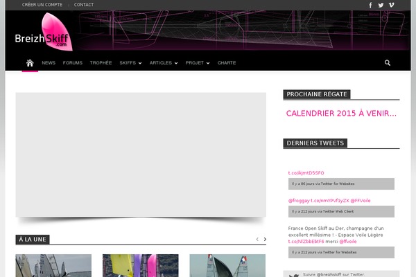 Newspaper theme site design template sample