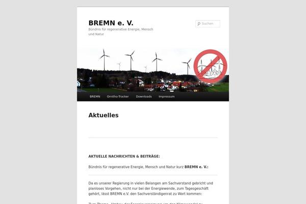 WordPress website example screenshot