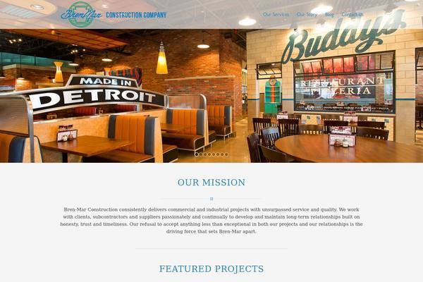 Enfold theme site design template sample