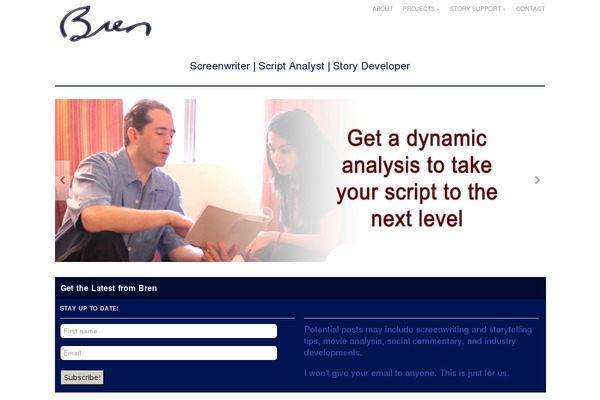 Customify theme site design template sample
