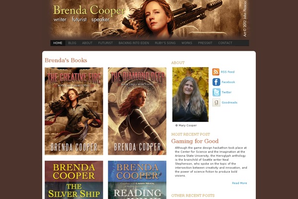 brenda-cooper.com site used Brendacooper