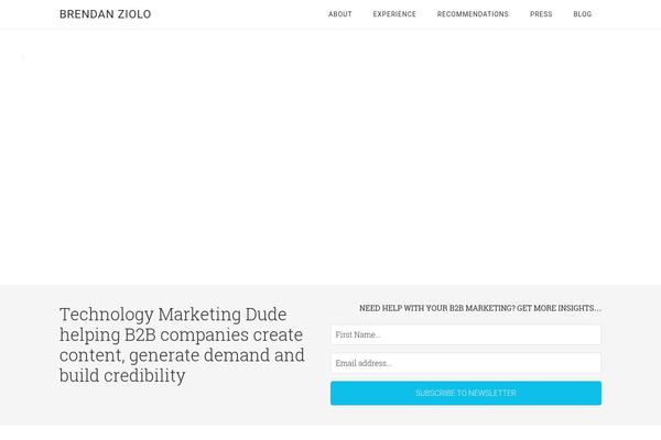 Minimum Pro theme site design template sample