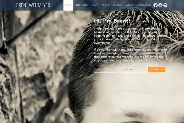 brentwehmeyer.com site used Brentwehmeyer
