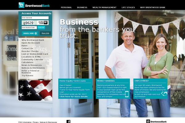 brentwoodbank.com site used Brentwoodbank